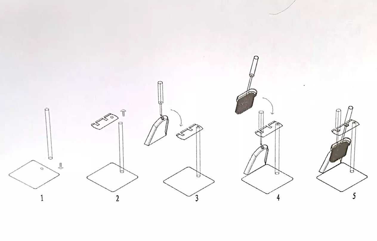 Jumbuck 2 Piece & Stand Compact Fire Tool Set