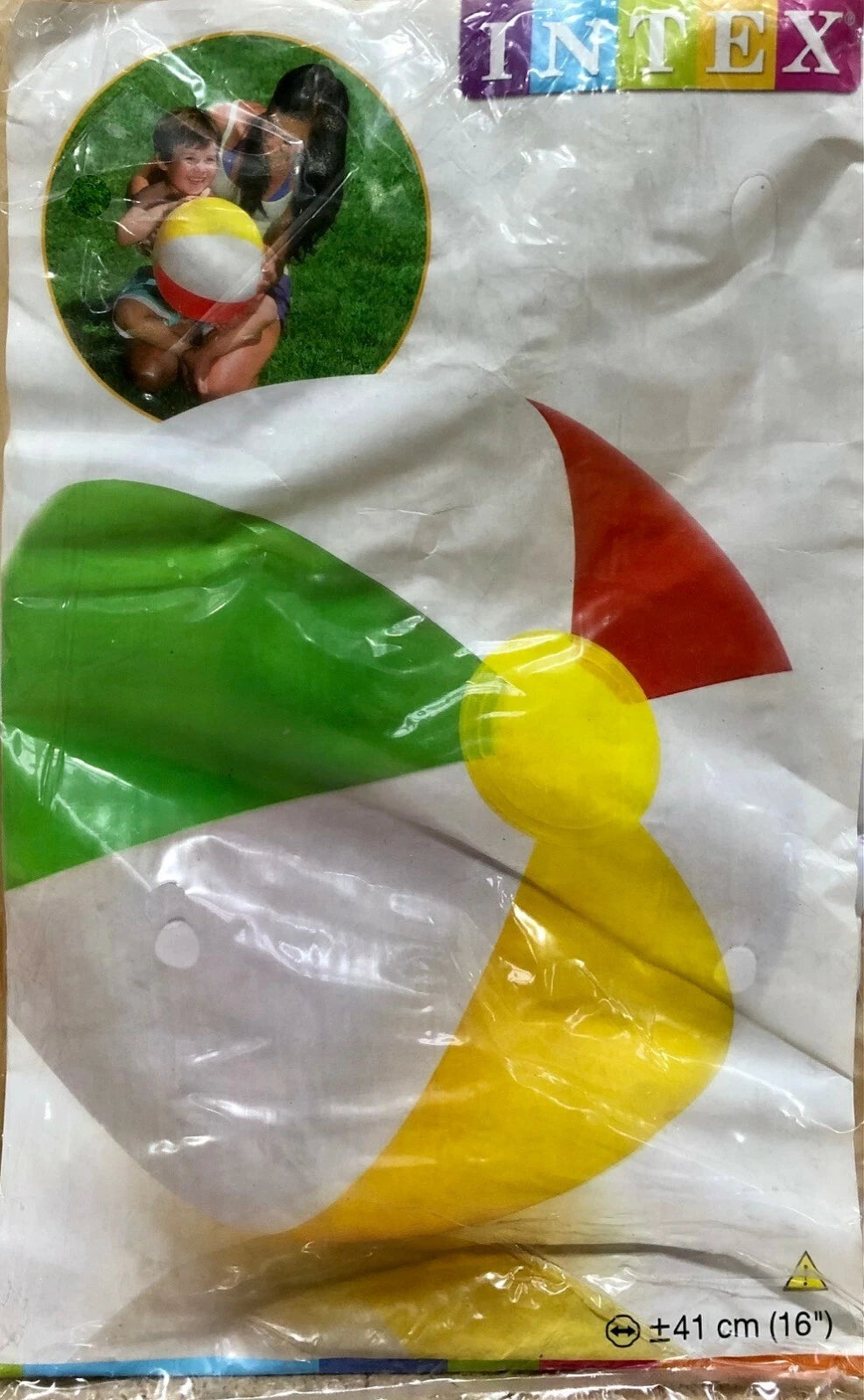 Intex Inflatable Beach Ball 41cm/16 Inches