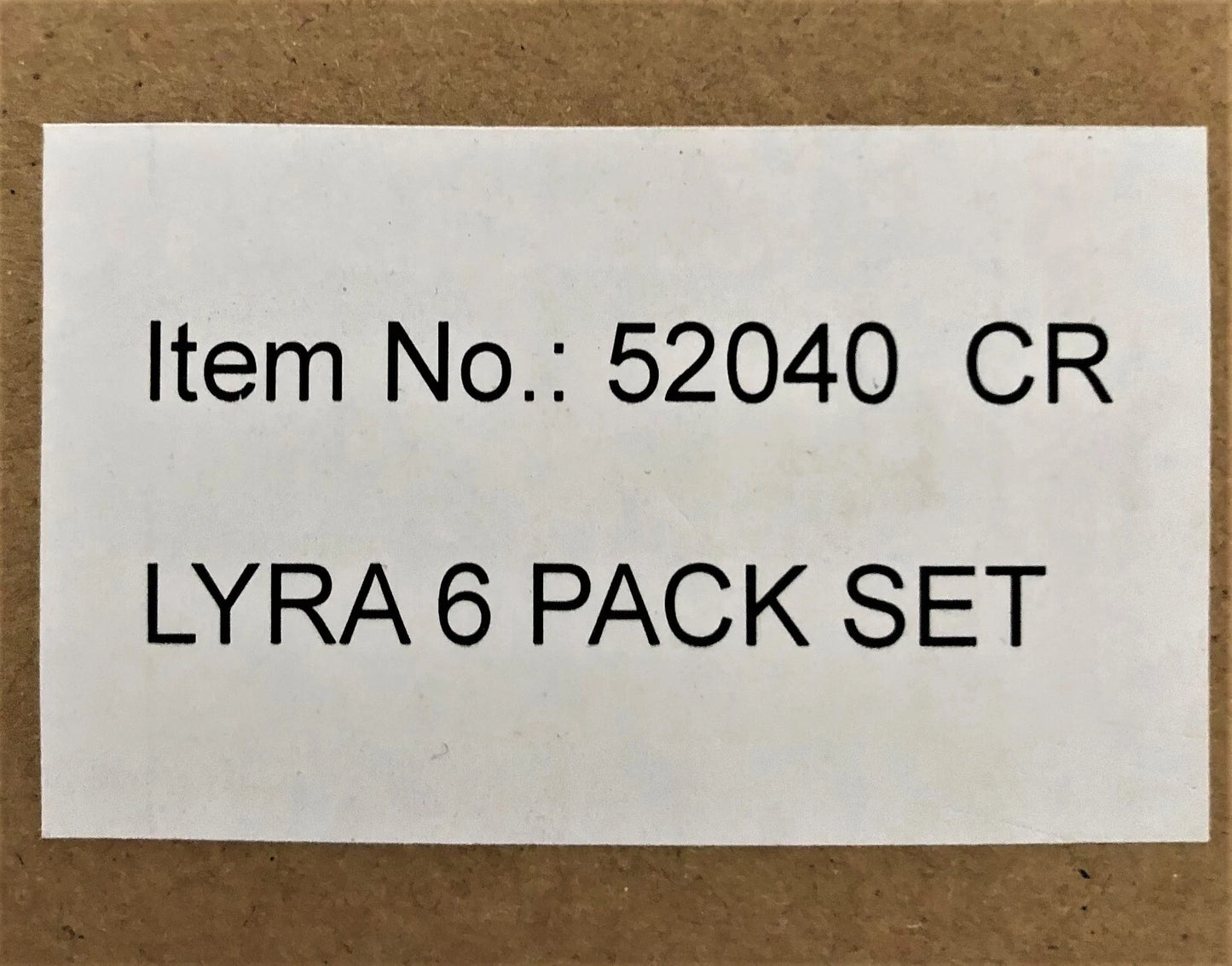 6pcs Chrome LYRA Bathroom Accessories Set,Towel Rail,Toilet Roll Holder &more