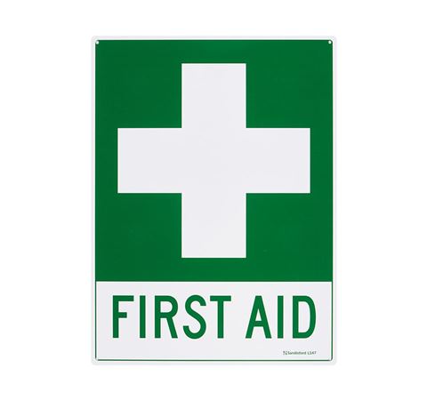 Sandleford First Aid Plastic Sign