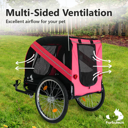 Extra Large Dog Bike Trailer – 40kg Heavy Duty for Large Breeds