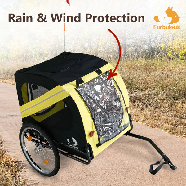 Extra Large Dog Bike Trailer – 40kg Heavy Duty for Large Breeds