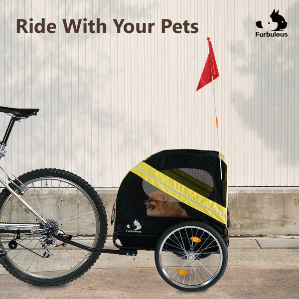 Extra Large Dog Bike Trailer – 40kg Heavy Duty for Large Breeds
