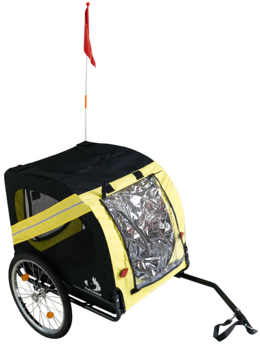 Furbulous Pet Bike Trailer - Yellow