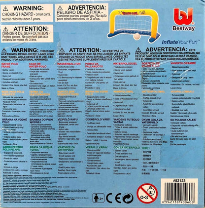 Giant Inflatable Water Polo Set - Goal Ball Blow Up Pool Toy Float Swimming Huge