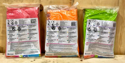 New Intex Neon Frost Inflatable Pool Swim Float Tube Ring Pink Orange or Green