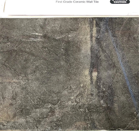 WALL TILES  JOHNSON CERAMIC GLOSS  30 x 40cm Sorrento Charcoal 12 Tiles per Box