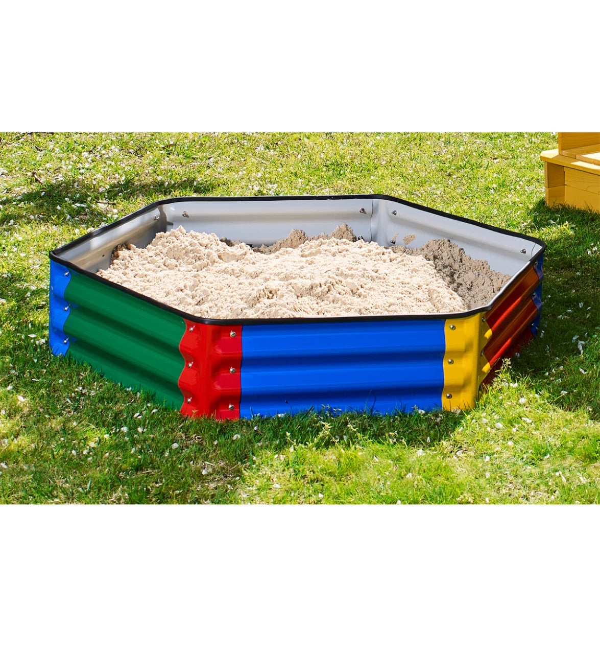 Sandpit for kids 1.1m Hexagonal Outdoor playtime