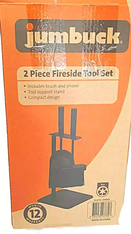 Jumbuck 2 Piece & Stand Compact Fire Tool Set