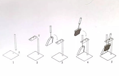 Jumbuck 2 Piece & Stand Compact Fire Tool Set