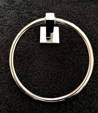 6pcs Chrome LYRA Bathroom Accessories Set,Towel Rail,Toilet Roll Holder &more