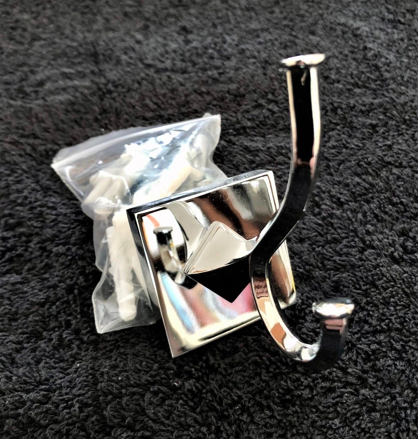 6pcs Chrome LYRA Bathroom Accessories Set,Towel Rail,Toilet Roll Holder &more